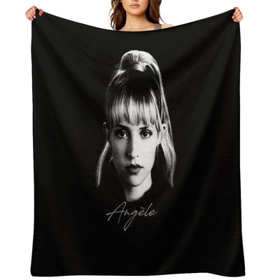 Angèle - Portrait Throw Blanket