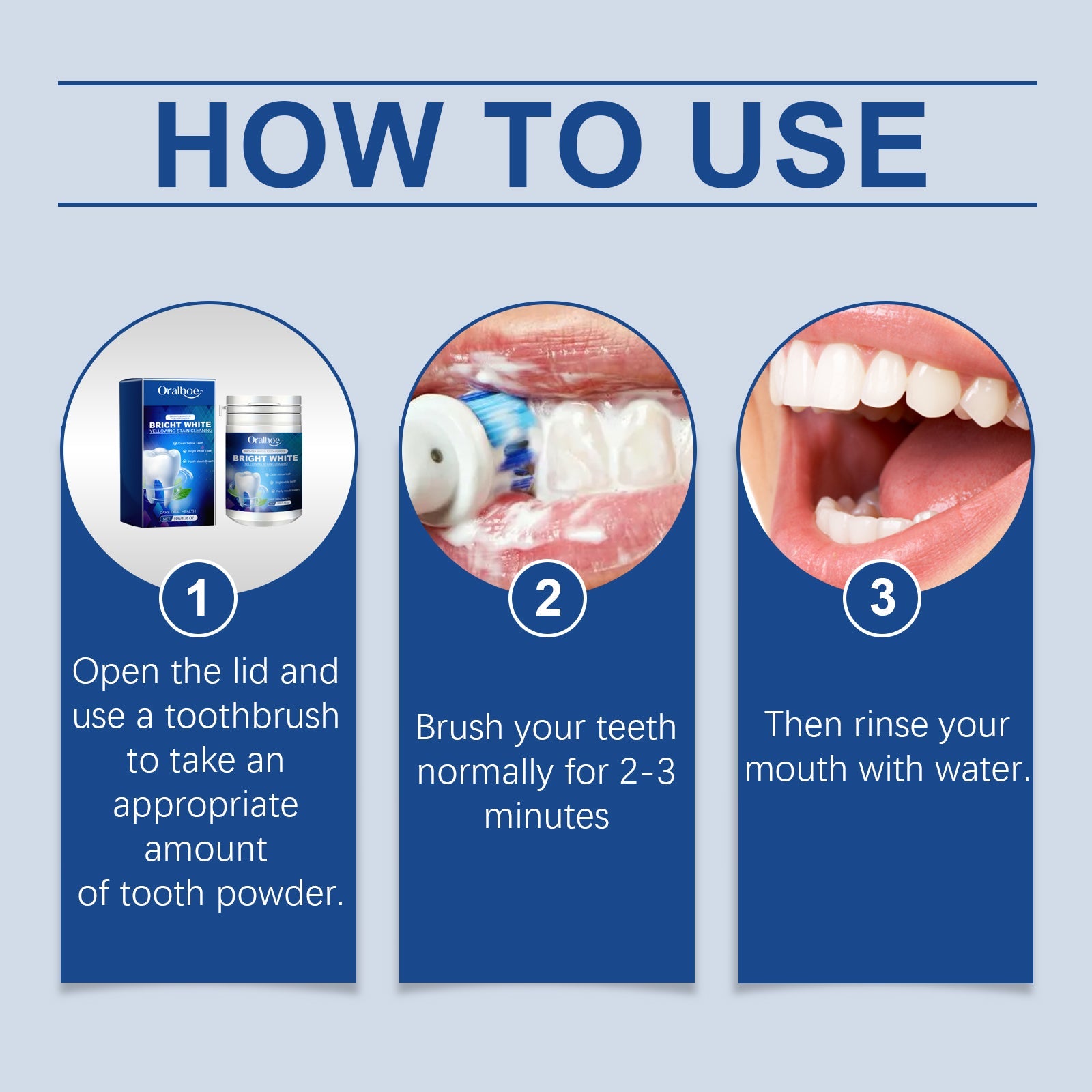 Teeth Whitening Cleaning Powder Teeth Whitening Fresh Breath Yellow Stains Stains Stains Cleaning Powder