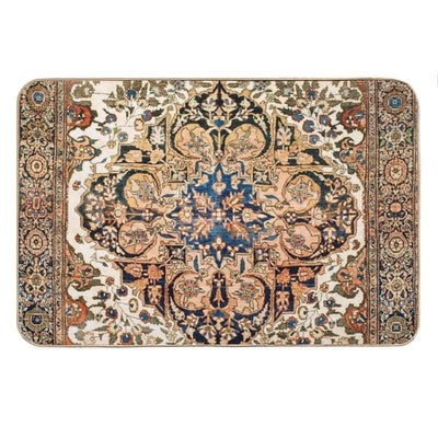 Ferahan Arak Antique West Persian Rug Print Bath Mat