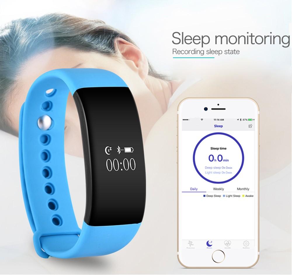 V66 Sport Smartwatch BT 4.0 IP67 Waterproof Heart Rate Monitor Smart Wristband Health Bracelet for Android IOS Phone