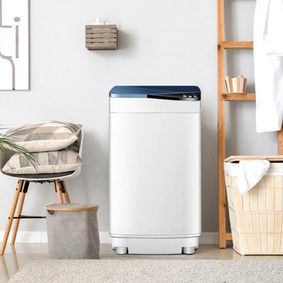 Full-Automatic Washing Machine with Built-in Barrel Light-Blue