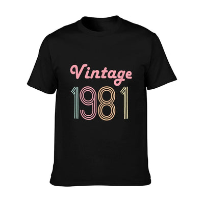 40th Birthday Gift for Her 40 Year Old Women Vintage 1981 Affordable Price T-Shirt