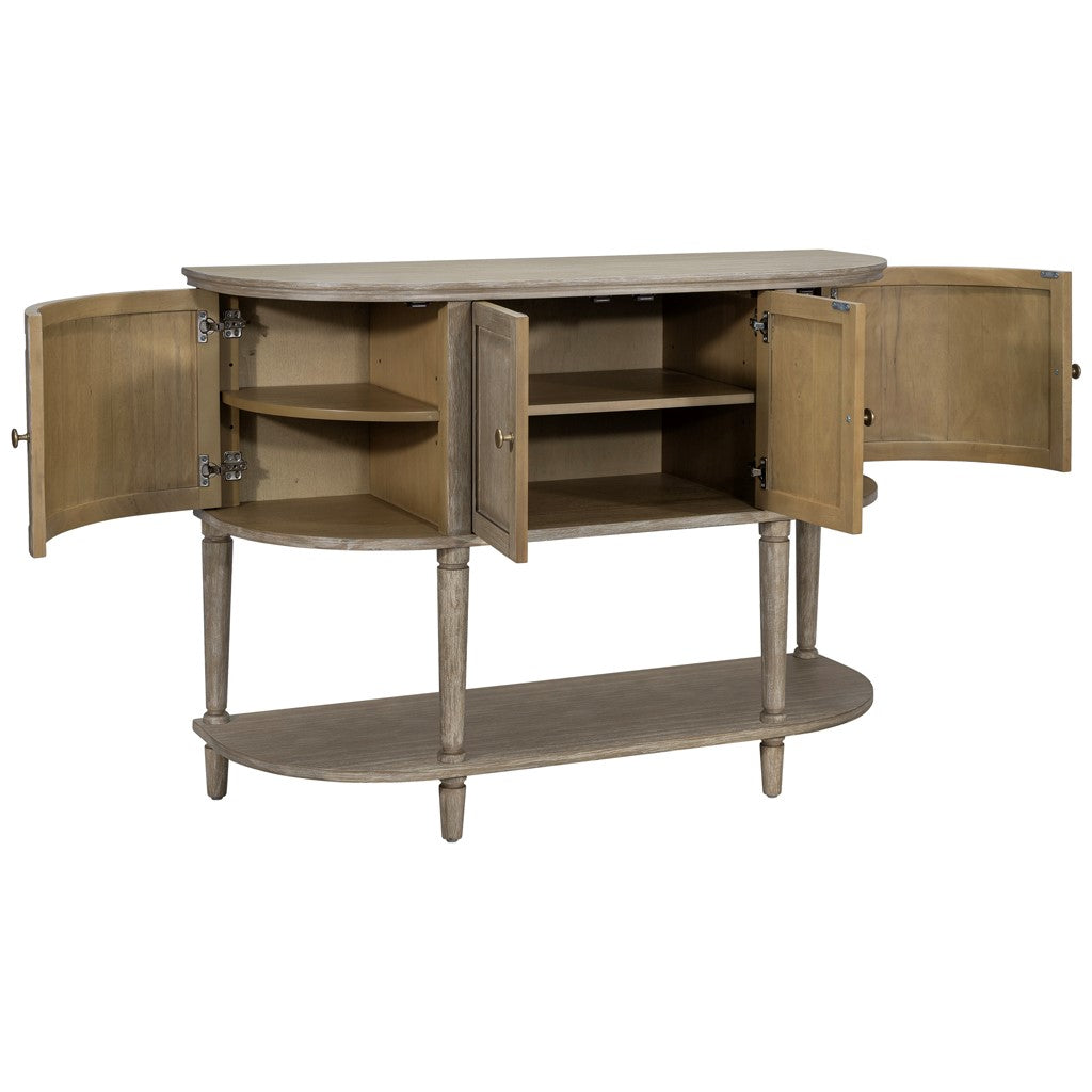 Ayanna Accent Cabinet with Lower Shelf - Reclaimed Wheat