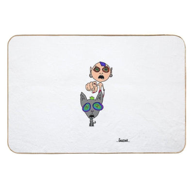 ! Repositionable Bath Mat