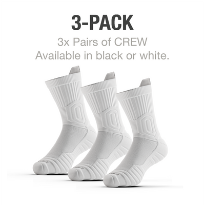 CloudFusion Athletic Cushioned Crew Socks - Summer