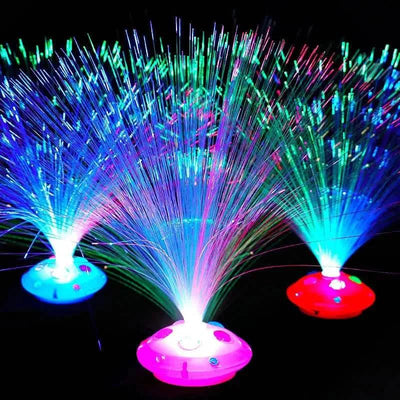 4-Pack: 8 Modes LED Fiber Optic Lights