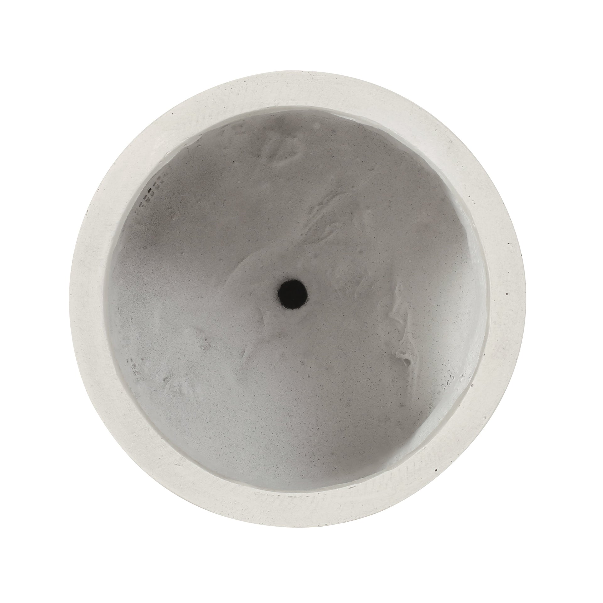 10-inch Cube Antique White MGO Planter
