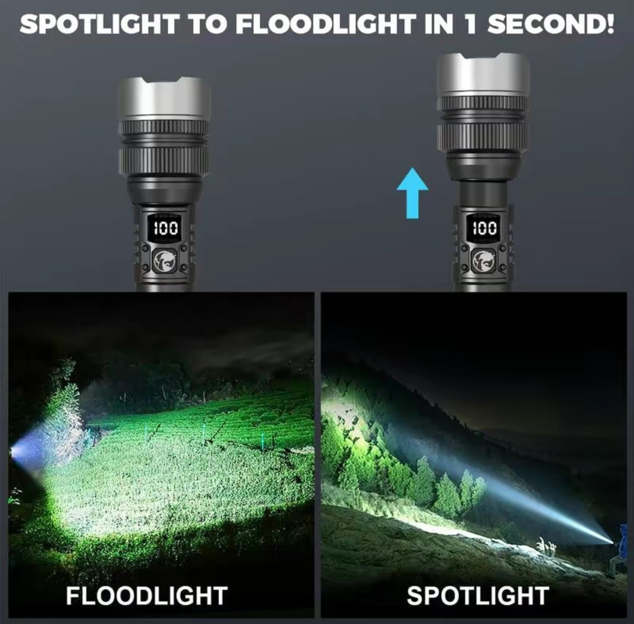 BrightCharge 2-in-1 Flashlight