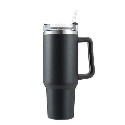 40oz Reusable Vacuum Tumbler with Insulated Double Wall and Cup Handle