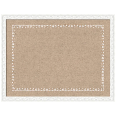 Pinboard White Scalloped Edge