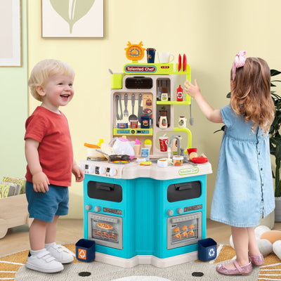 Kids Kitchen Playset-Blue