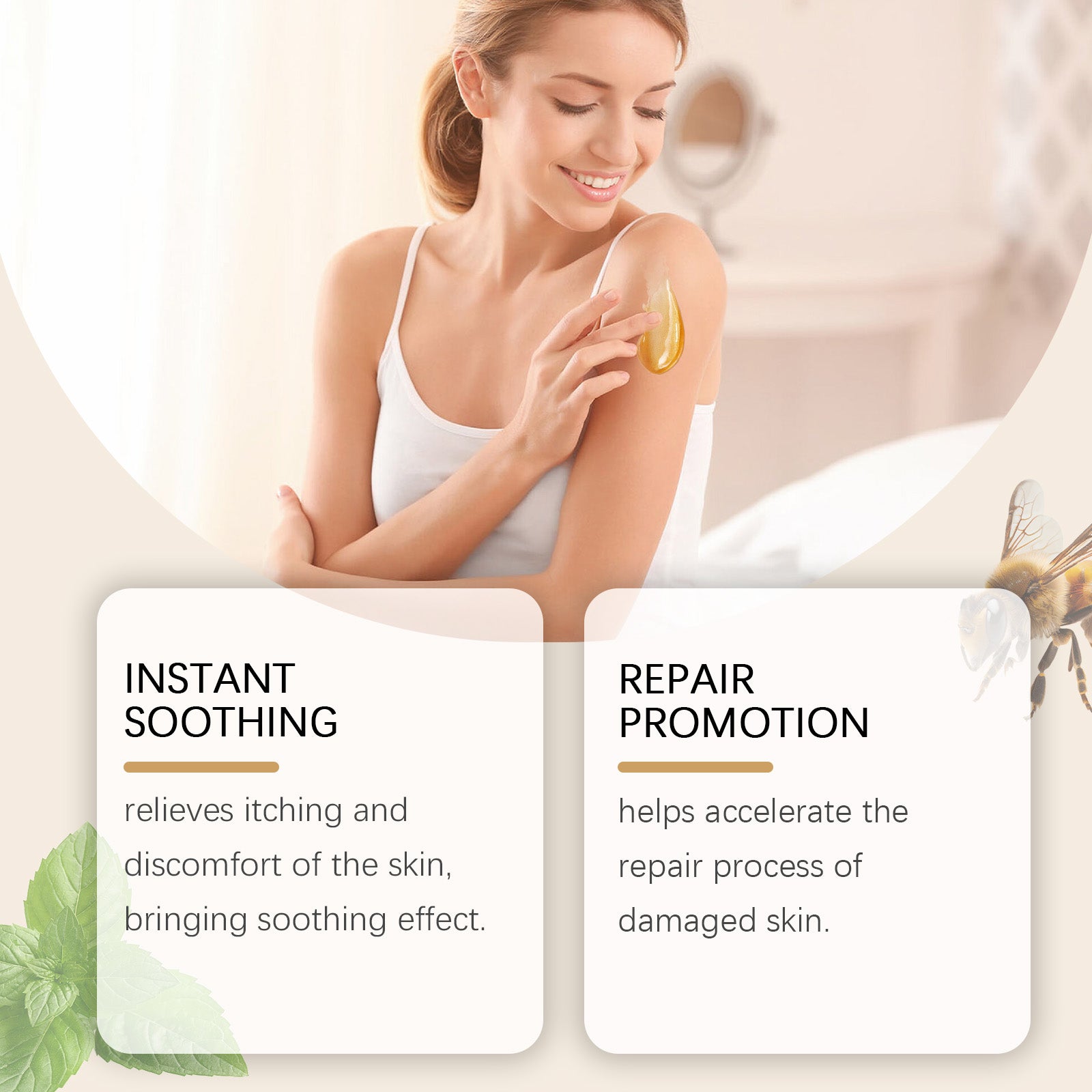 Skin Care Cream, Gently Hydrating And Soothing Skin Care Cream For Dry Bodies