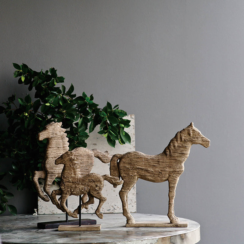 14x3x14.5' Defiance Spirited Polyresin Horse Accent, Medium