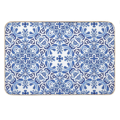 Mediterranean Mosaic Tiles Azulejos Bath Mat
