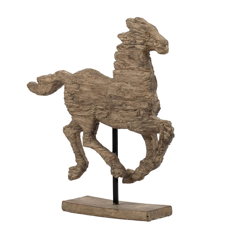 14x3x14.5' Defiance Spirited Polyresin Horse Accent, Medium