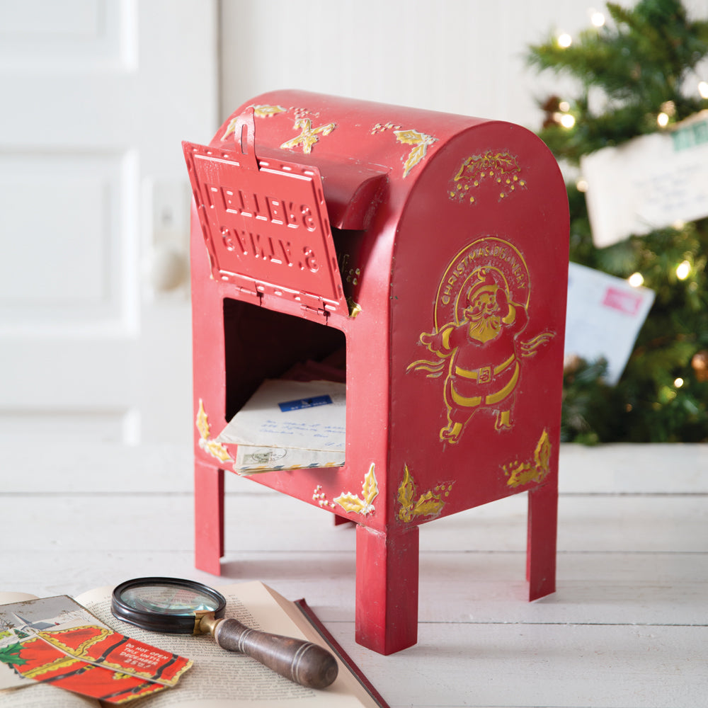 14½''H Tabletop Santa's Letters Box
