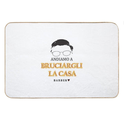 Alessandro Barbero - ANDIAMO A BRUCIARGLI LA CASA Bath Mat