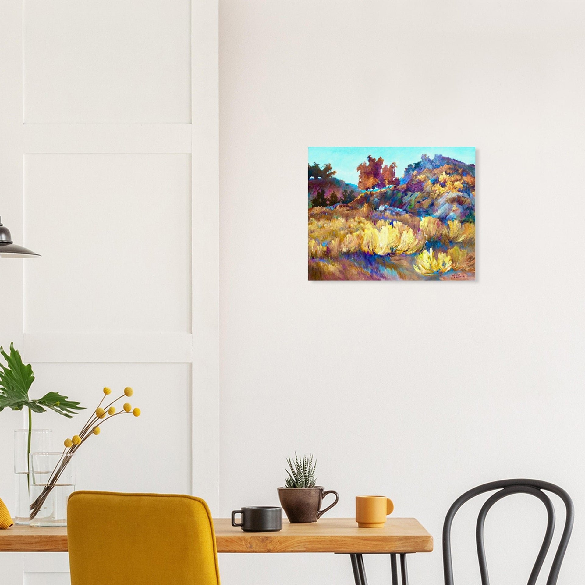 'Rock Ridge' Landscape I 16x20 Museum-Quality Matte Paper Poster | Original Artwork by American Artist Barbara Cleary