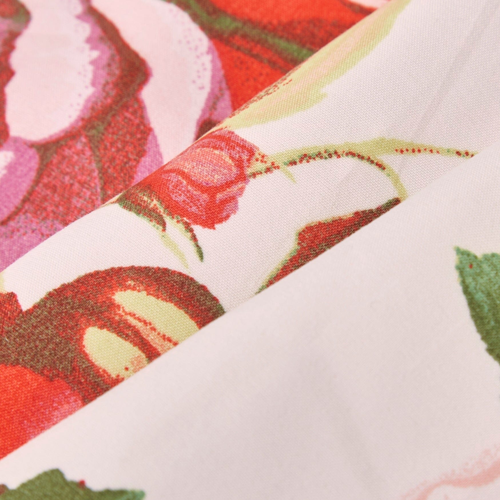 DaDa Bedding Set of 4-Pieces Romantic Roses Pink Floral Dining Table Napkins 18