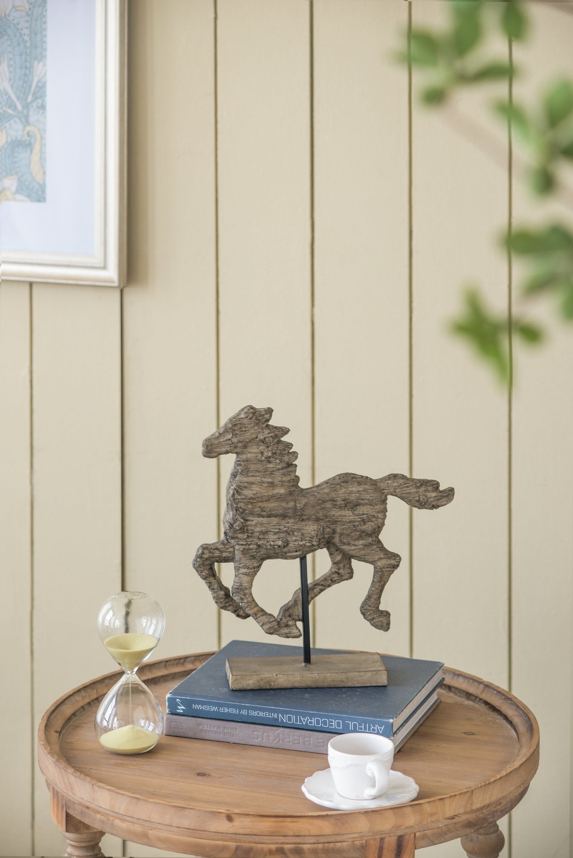 14x3x14.5' Defiance Spirited Polyresin Horse Accent, Medium