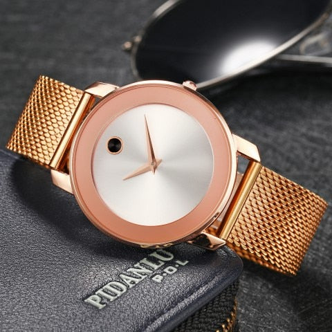 Clearance MISSFOX 2446 Unique Design Minimalist Watch Men Novel Stylish Male Watches Fashion Sports Quartz Wrist Watch For Men Women