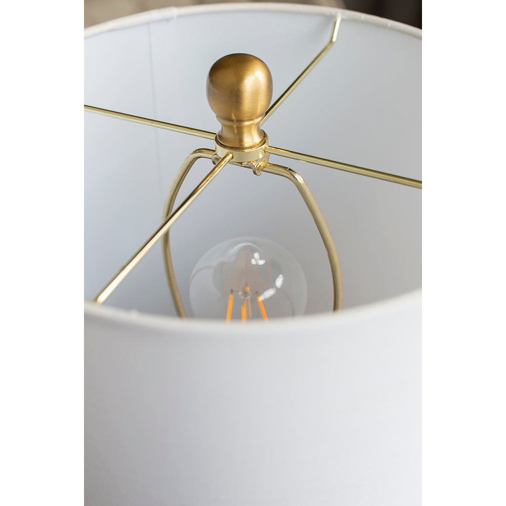 13x13x26' Marble Table Lamp