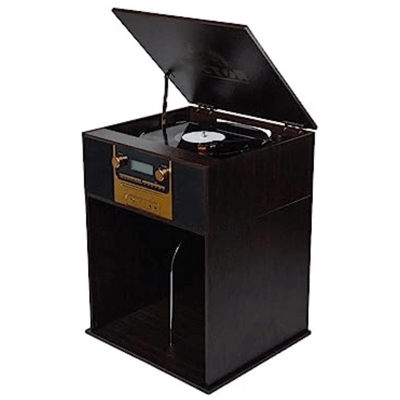 Victor Boyleston 7-in-1 3-Speed Turntable Music Center Espresso - Refurbished