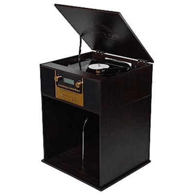 Victor Boyleston 7-in-1 3-Speed Turntable Music Center Espresso - Refurbished