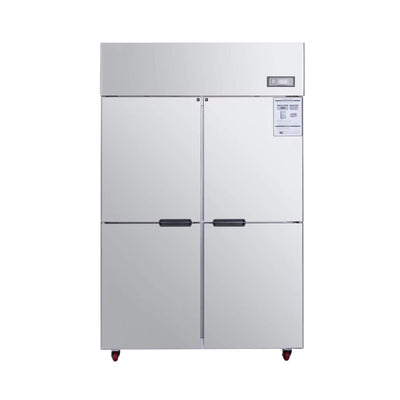 48-Inch Commercial 33 Cu.Ft Stainless Steel Reach-In Refrigerator With Four Split Doors (SAK83046)
