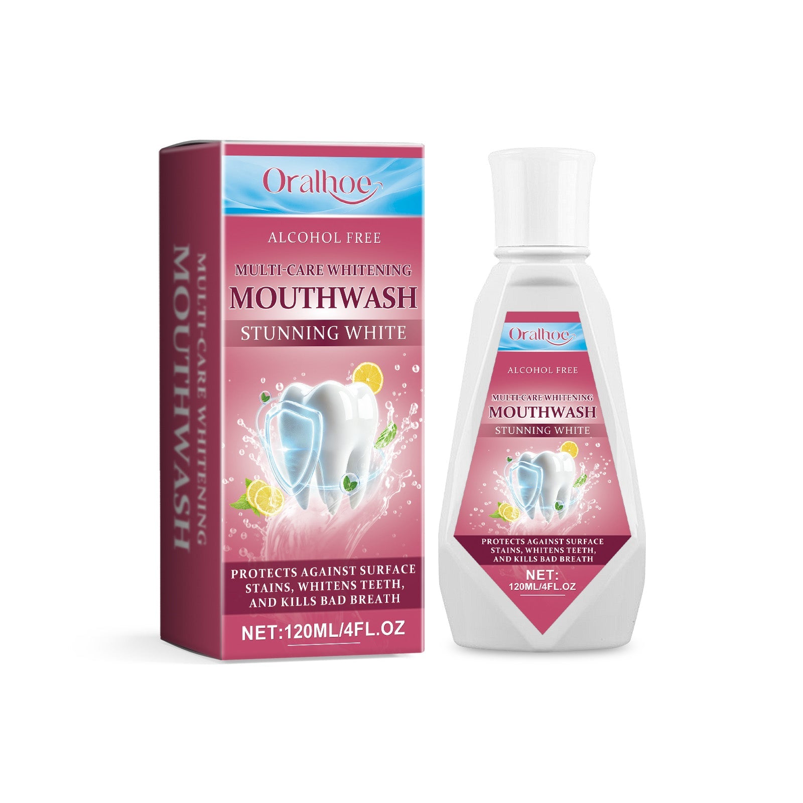 Mouth Care Beauty Mouthwash, Mint Fresh Breath, Gentle And Non-Irritating Gum Care