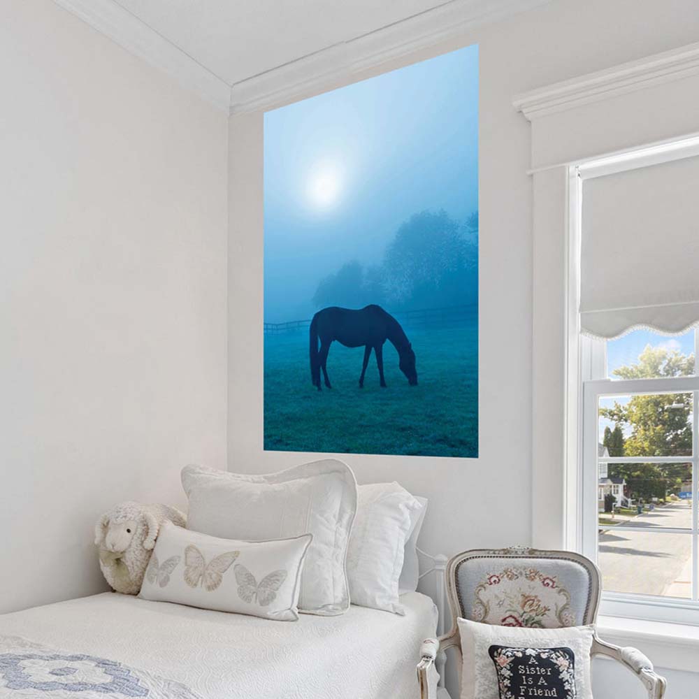 Morning Mist Horse Wall Decal (5 Sizes Available)