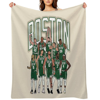 Boston 2023-24 Championship Plush Throw Blanket