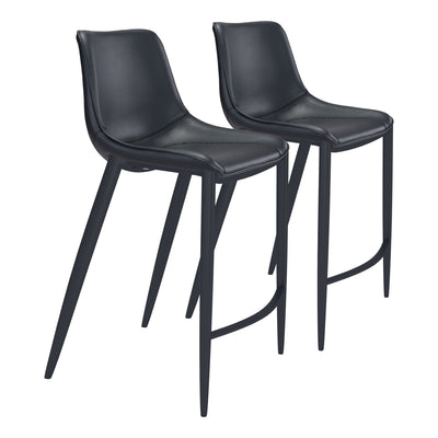 Magnus Barstool (Set of 2) Black