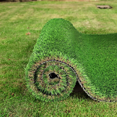 2FTX10FT Outdoor Artificial Grass Runway Blanket, Thick and Realistic Fake Grass Roll Decoration 1.38