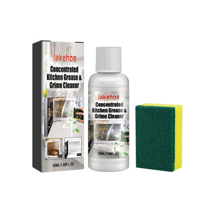 Concentrated Kitchen Greases & Grime Cleaner, Range Hood Oven Stubborn Oil Cleaning Multi-Functional Dirt Cleaner
