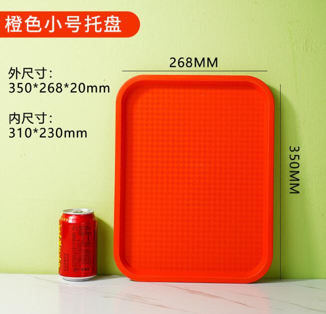3 SIZE Large Foodservice Tray, Rectangular food trays Plastic Drink Serving Tray for Serving Drinks Snacks Tea