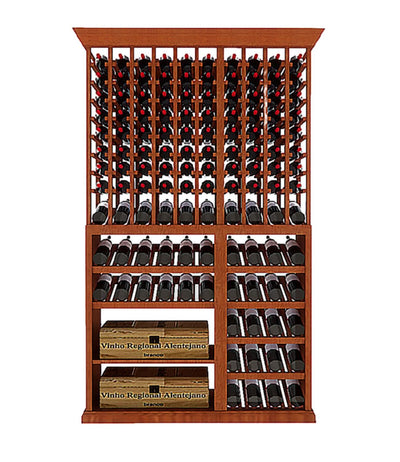 4 Foot Wine Cellar Storage System | 140 Bottle Capacity