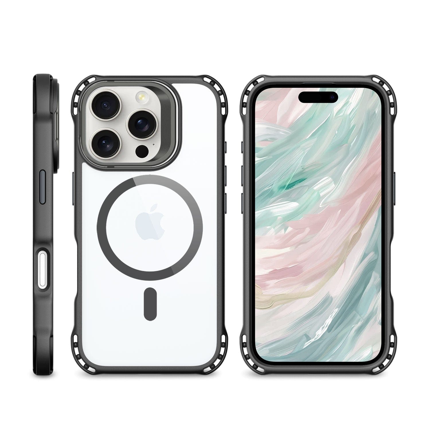 Venture Series Clear Rebound Case with Kickstand - Apple iPhone 16 Pro
