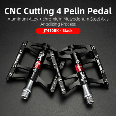 Bicycle Peddals Quick Release Rainproof Seal Bearing 8.2cm Widened Non-slip Chrome Molybdenum Bike Mountain Bike Pedals Pedals Aluminum Bicycle Flat Platform Pedals Lightweight Non-Slip Sealed Bearing For Road Mountain