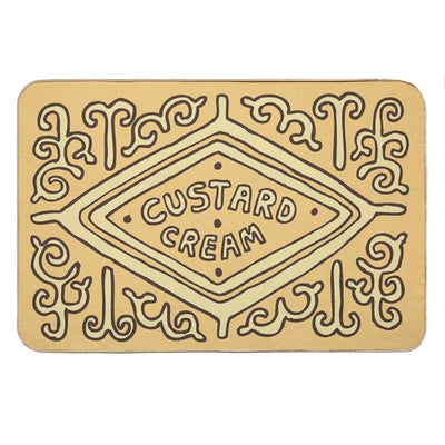 Custard Cream British Biscuit Bath Mat