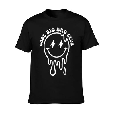 Groovy Cool Big Bro Club Brother Matching Family 2 Sided T-Shirt