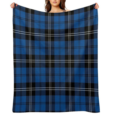 Ramsay Blue Ancient Tartan Clan Ramsay Cute Tartan Machine-washable Throw Blanket