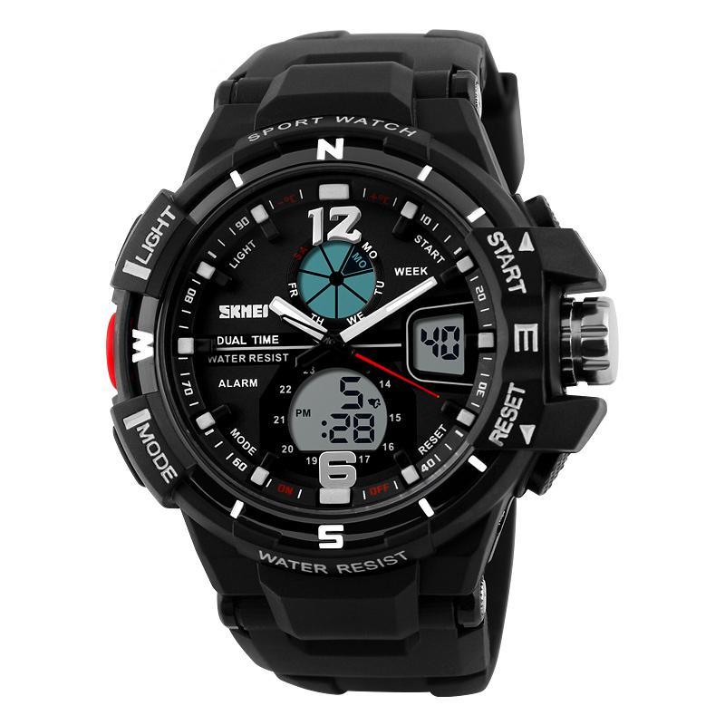 Fashion Digital Army Military Watch Mens Sports Wristwatch Shock Resist Clock Quartz Watch Waterproof 50M