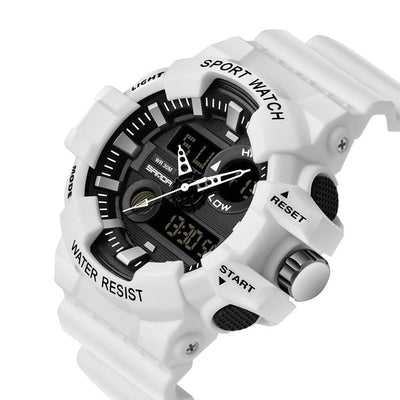 Sport Men Watches White G style Watch In LED Digital Style Waterproof 30M Casual Luxury Elegant Style Relogios masculino