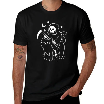 Death Rides A Black Cat Quick-drying T-Shirt