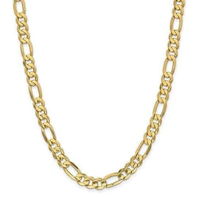 4mm Figaro Chain Necklace - Stainless Steel Necklace Men