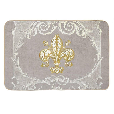 Fleur-de-lis, French, Fleur-de-lys Bath Mat
