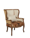 Darcy Hair on Hide Curvy Wing Chair