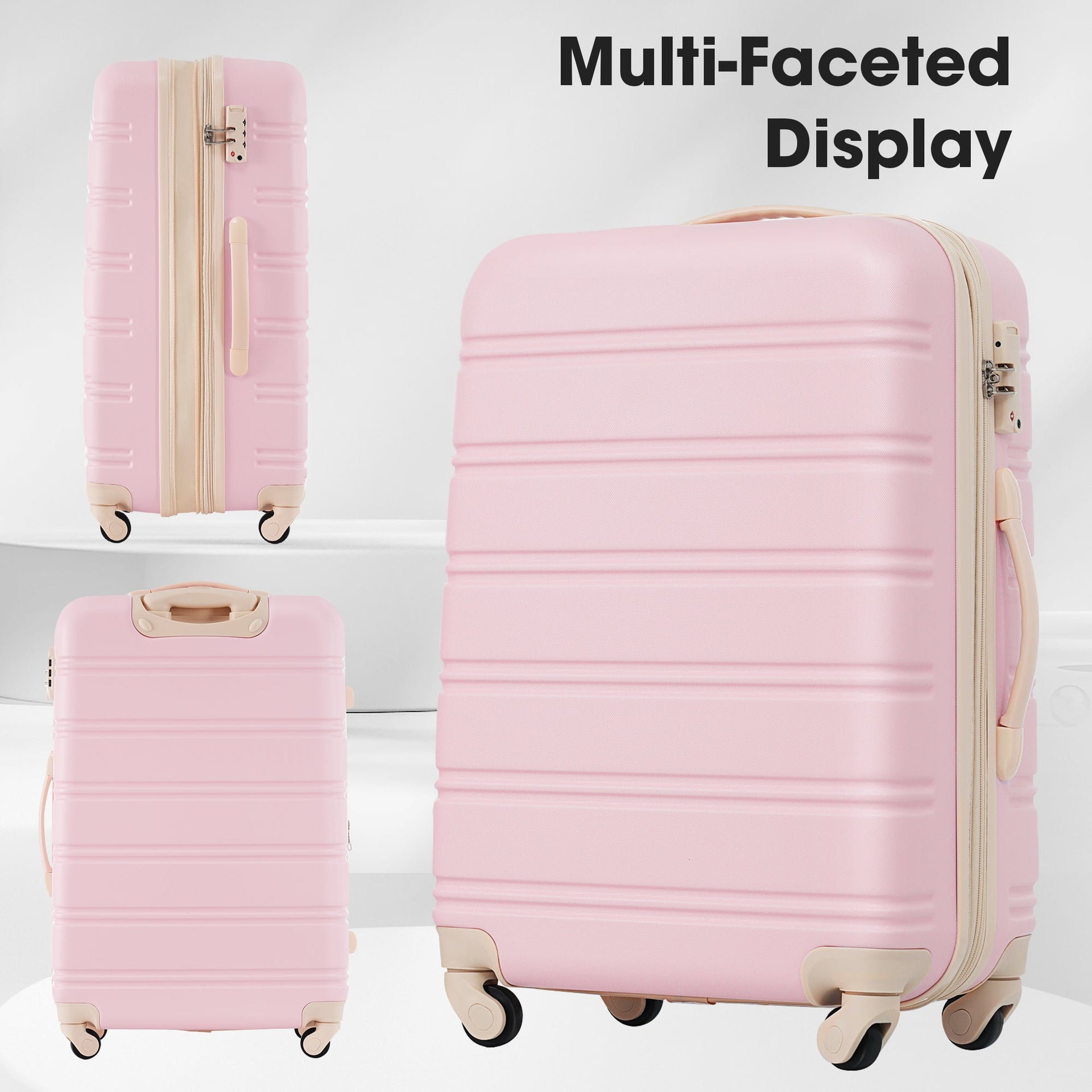 Hardshell Luggage Sets 4 pcs + Bag Spinner Suitcase with TSA Lock Lightweight-16'+20'+24'+28' Luggages