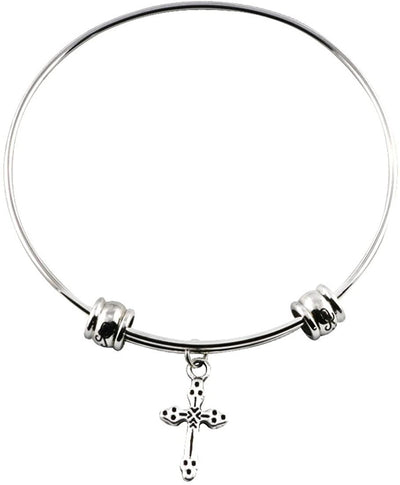 Emerald Park Jewelry Cross Fancy Bangle